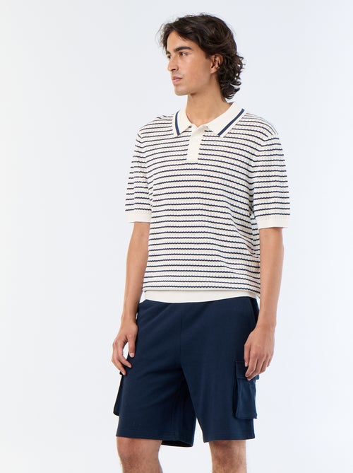 Bermuda in felpa leggera con tasche a patta - Kiabi