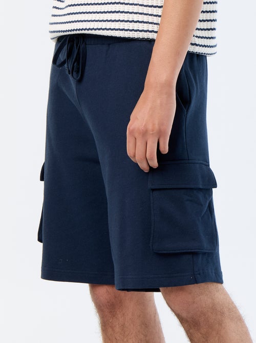 Bermuda in felpa leggera con tasche a patta - Kiabi