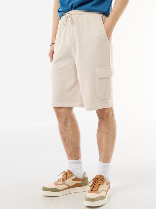 Bermuda in felpa leggera con tasche a patta - Kiabi