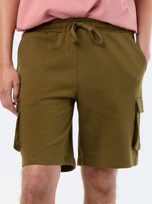 Bermuda in felpa leggera con tasche a patta - Kiabi