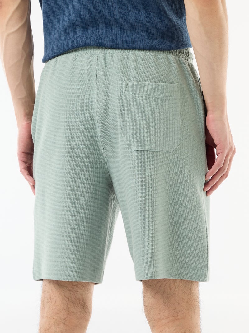Bermuda in felpa leggera (french-terry) Blu - Kiabi