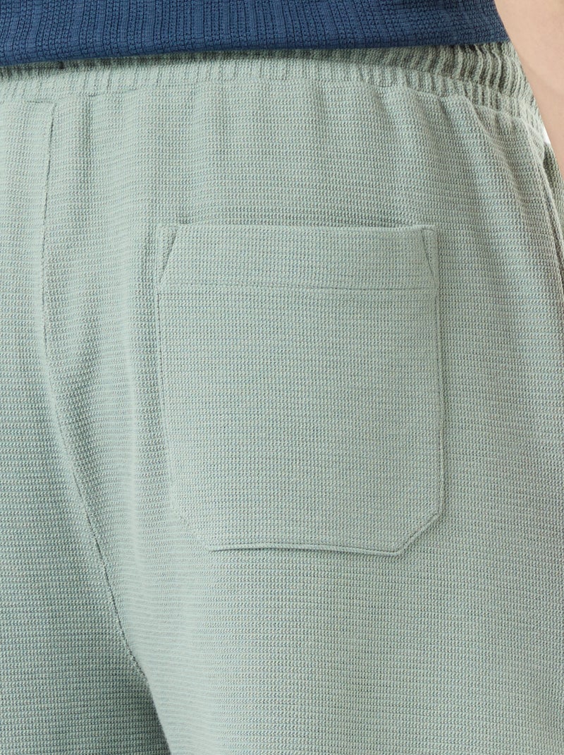 Bermuda in felpa leggera (french-terry) Blu - Kiabi