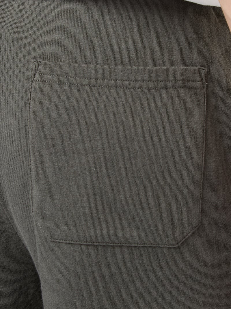 Bermuda in felpa leggera Kaki - Kiabi