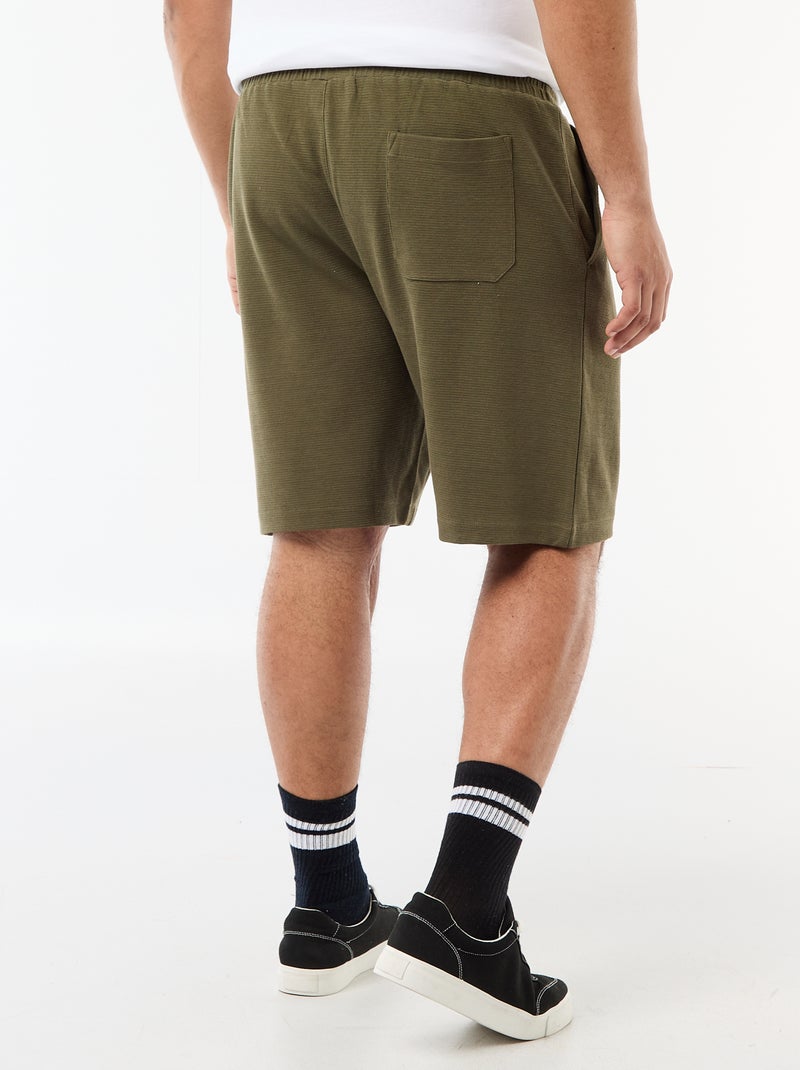 Bermuda in felpa leggera Kaki - Kiabi