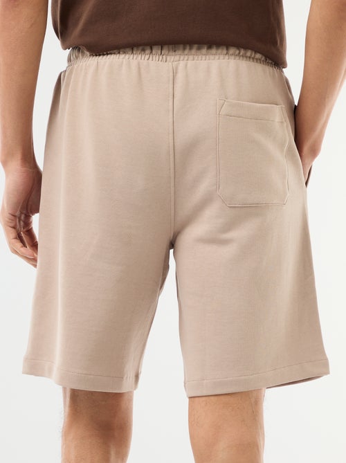 Bermuda in felpa leggera tinta unita - Kiabi