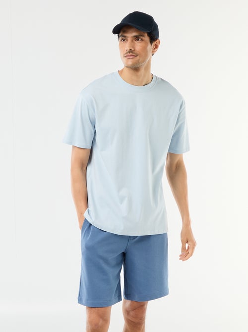 Bermuda in felpa leggera tinta unita - Kiabi