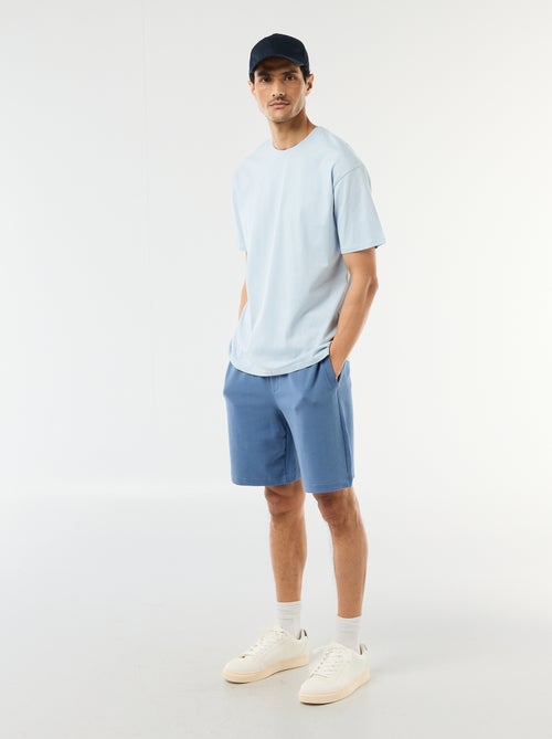 Bermuda in felpa leggera tinta unita - Kiabi