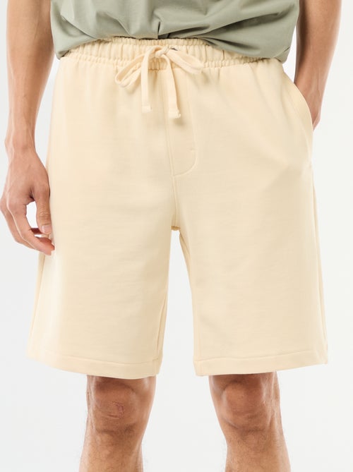 Bermuda in felpa leggera tinta unita - Kiabi