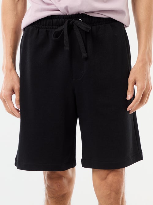 Bermuda in felpa leggera tinta unita - Kiabi