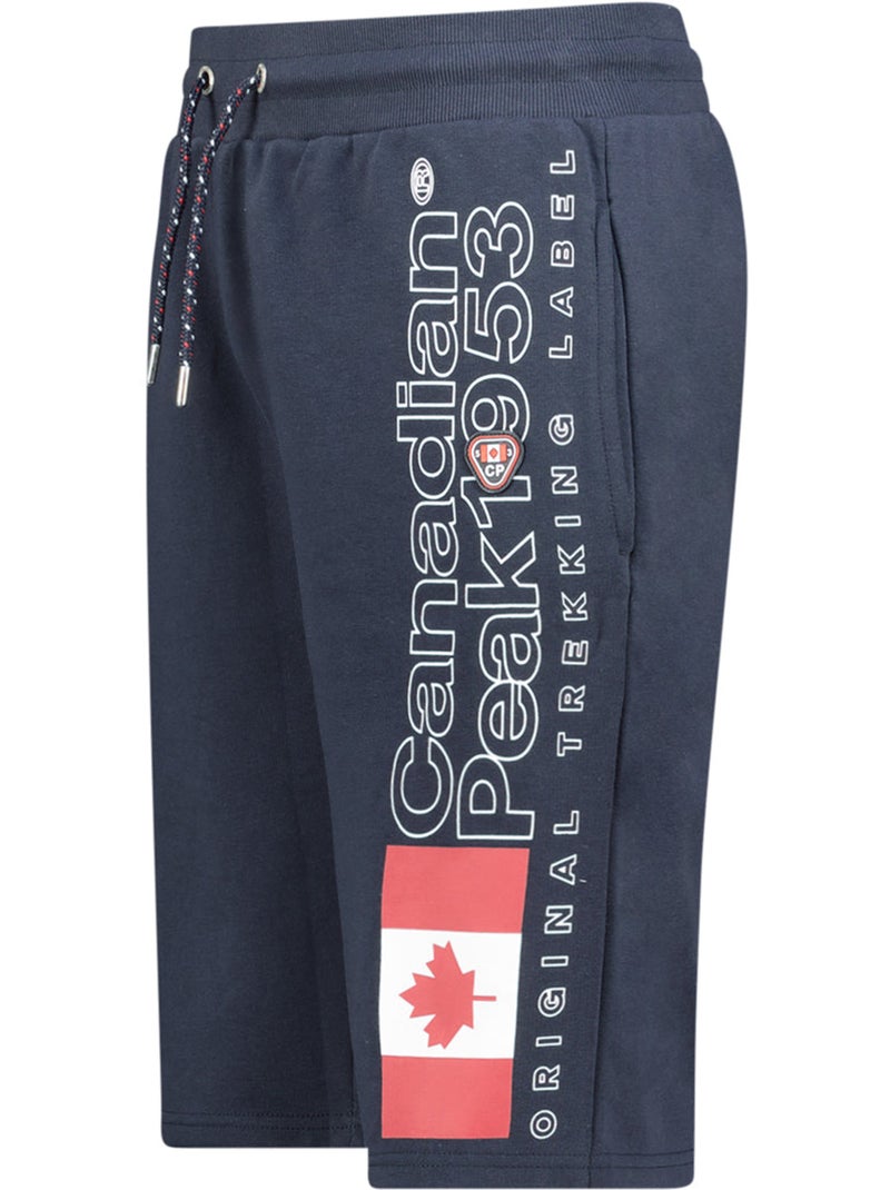 Bermuda in felpa pogoeak – canadian peak Blu marino - Kiabi
