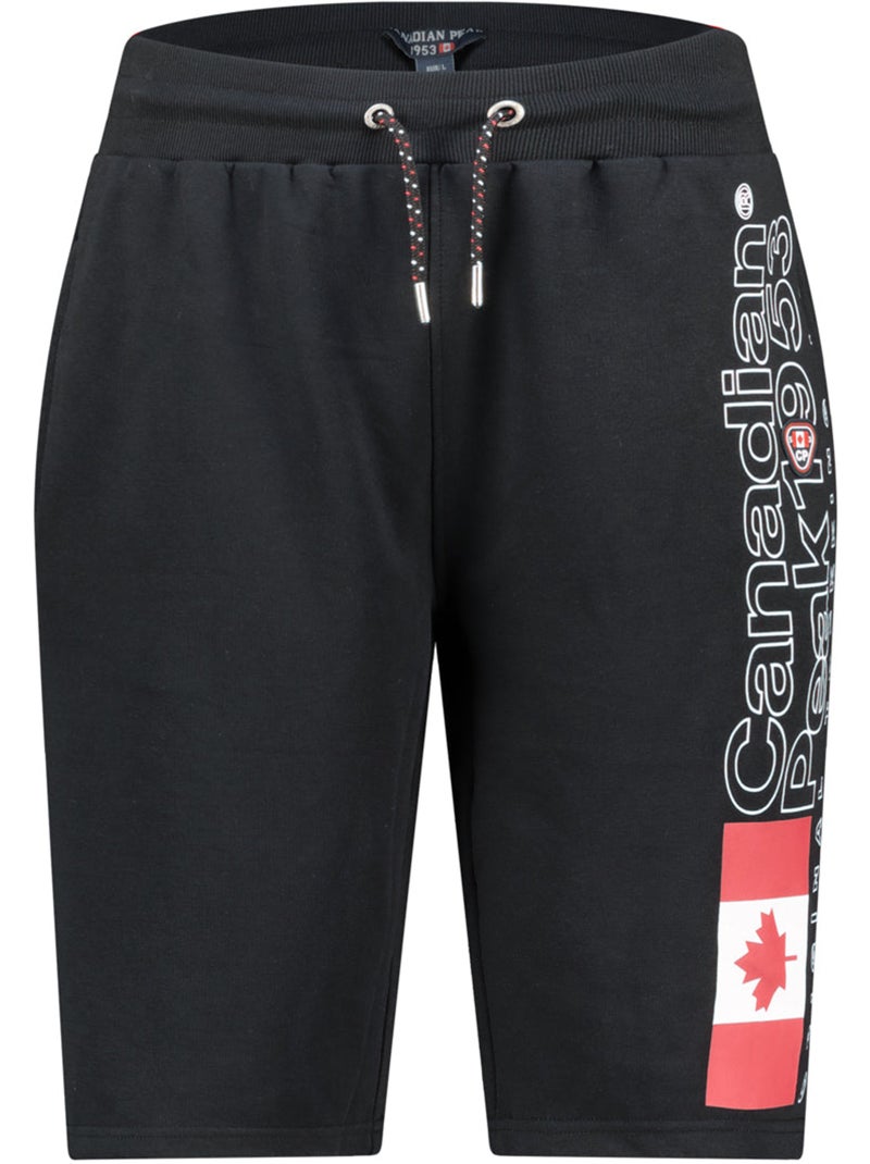 Bermuda in felpa pogoeak – canadian peak Nero - Kiabi