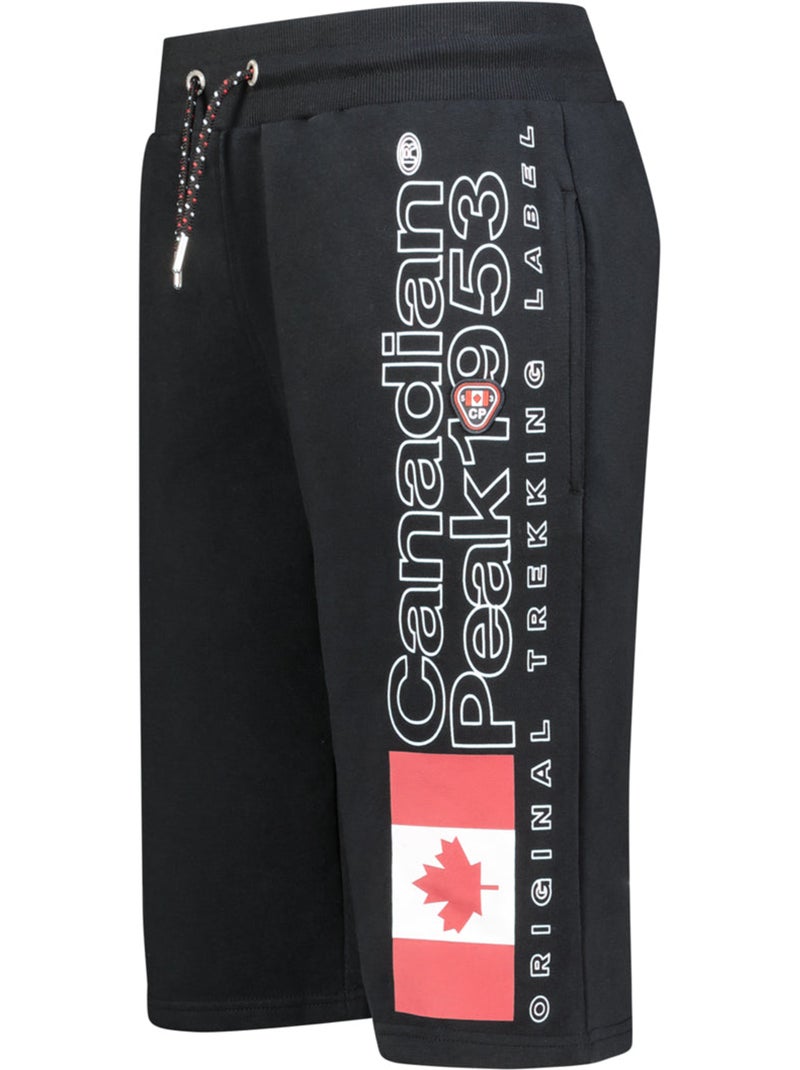 Bermuda in felpa pogoeak – canadian peak Nero - Kiabi