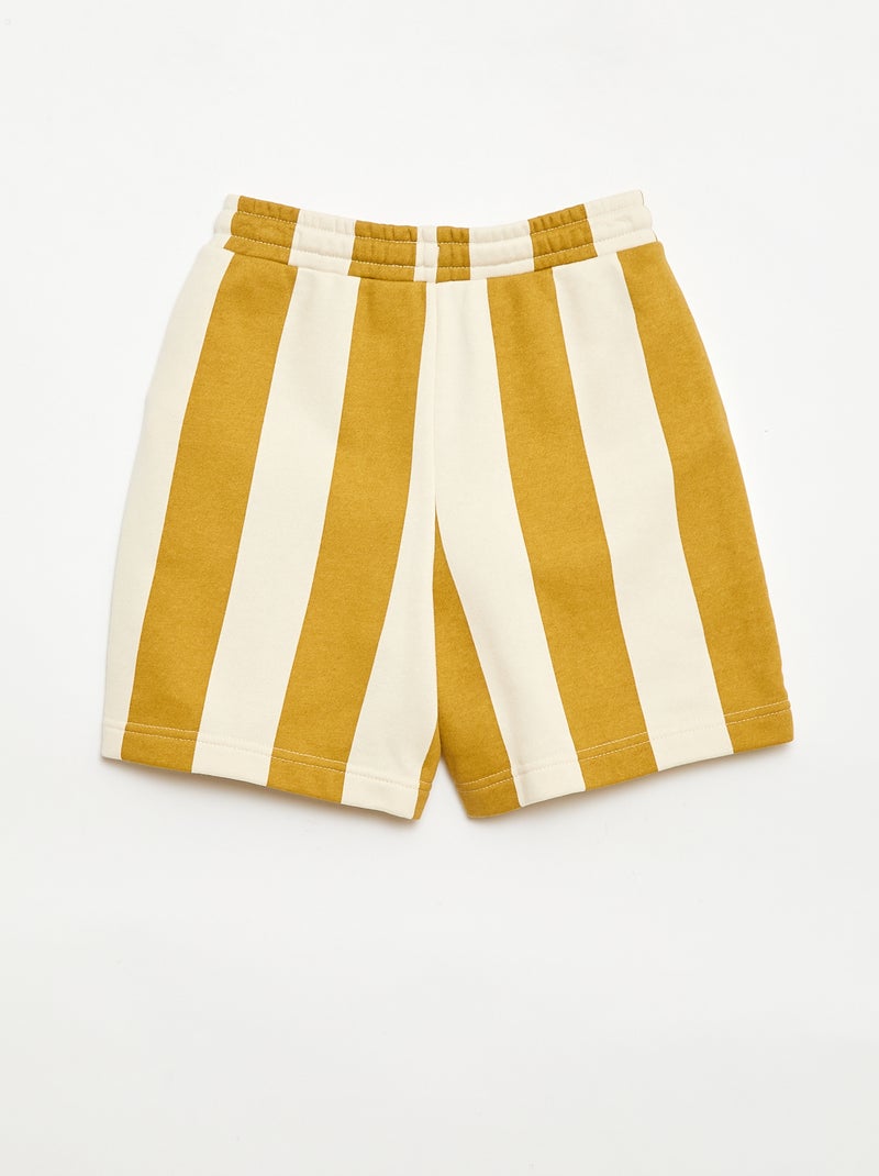 Bermuda in French Terry a fantasia Beige - Kiabi