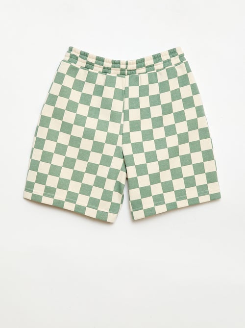 Bermuda in French Terry a fantasia - Kiabi