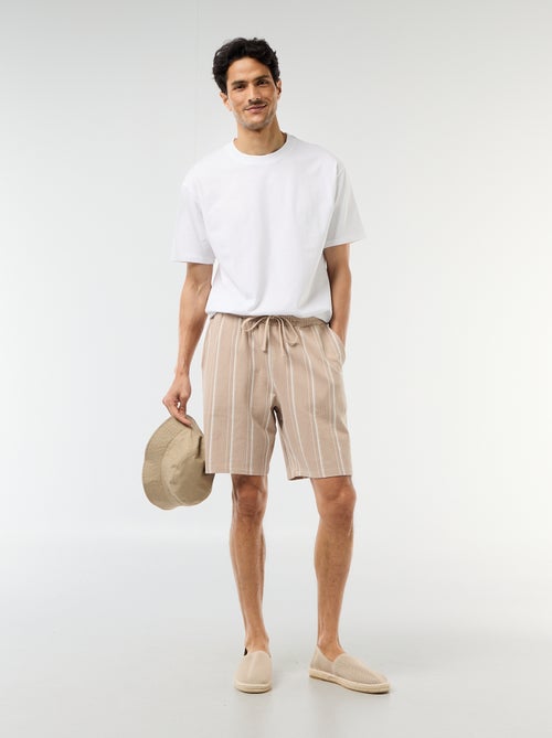 Bermuda in French Terry - Kiabi