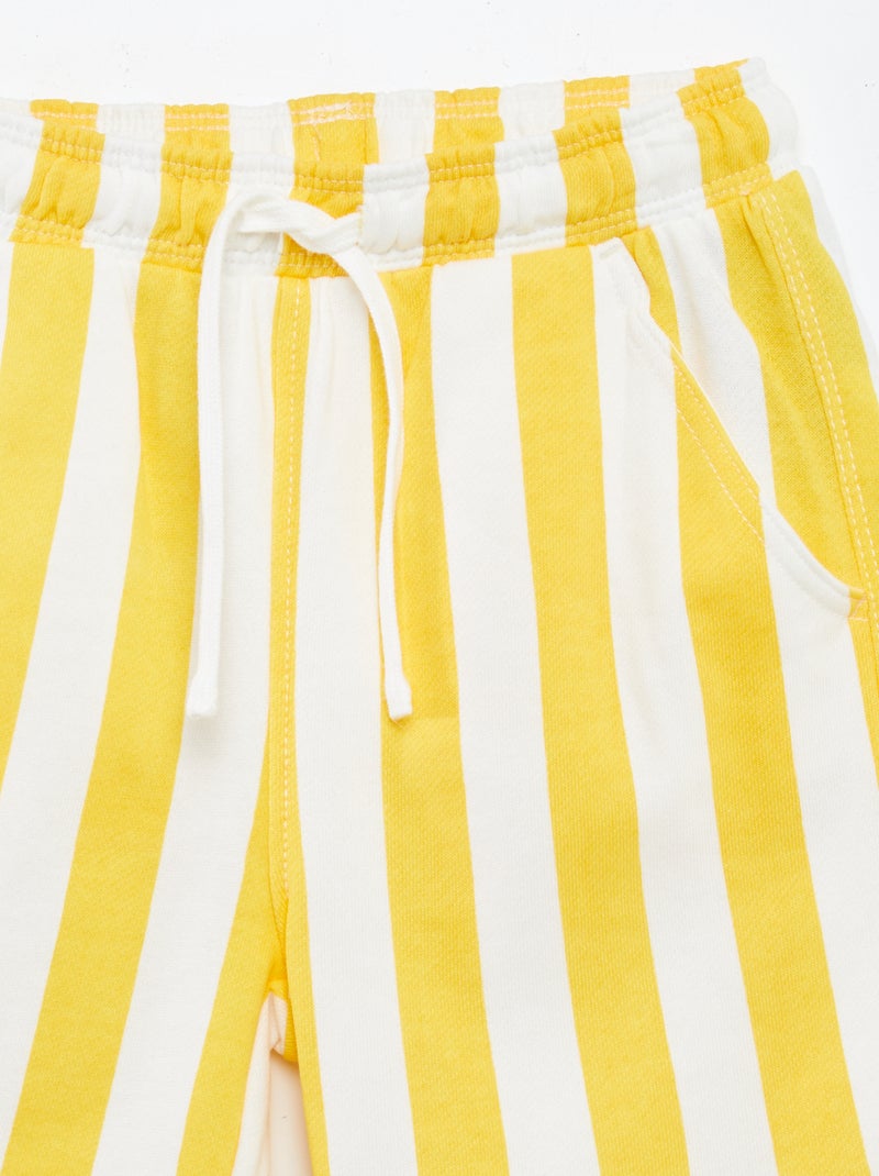 Bermuda in french terry BIANCO - Kiabi