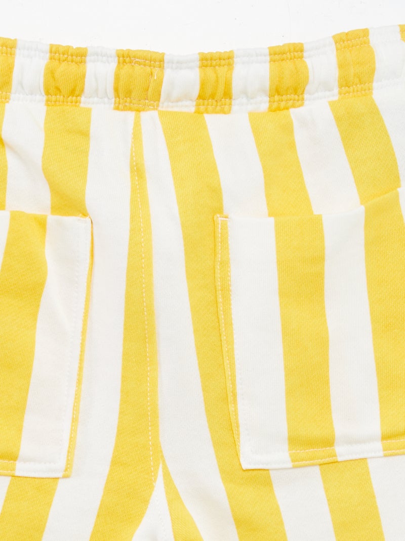 Bermuda in french terry BIANCO - Kiabi