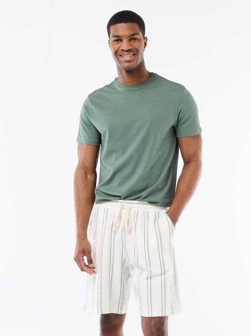 Bermuda in French Terry - Kiabi