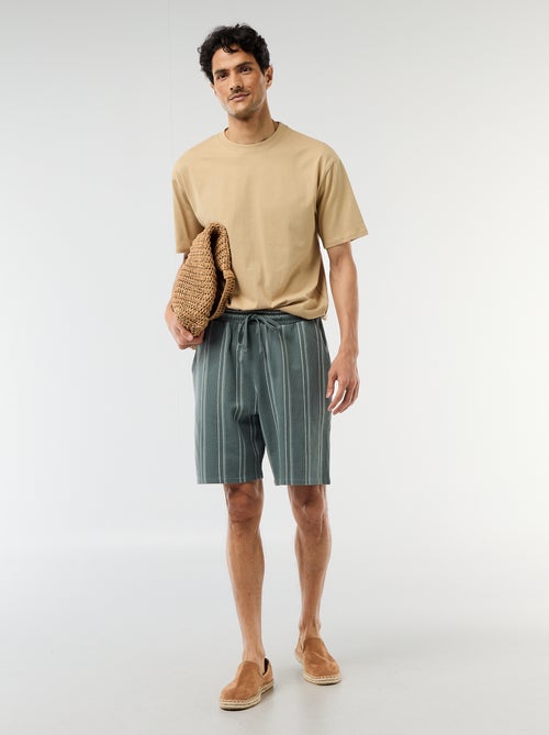 Bermuda in French Terry - Kiabi