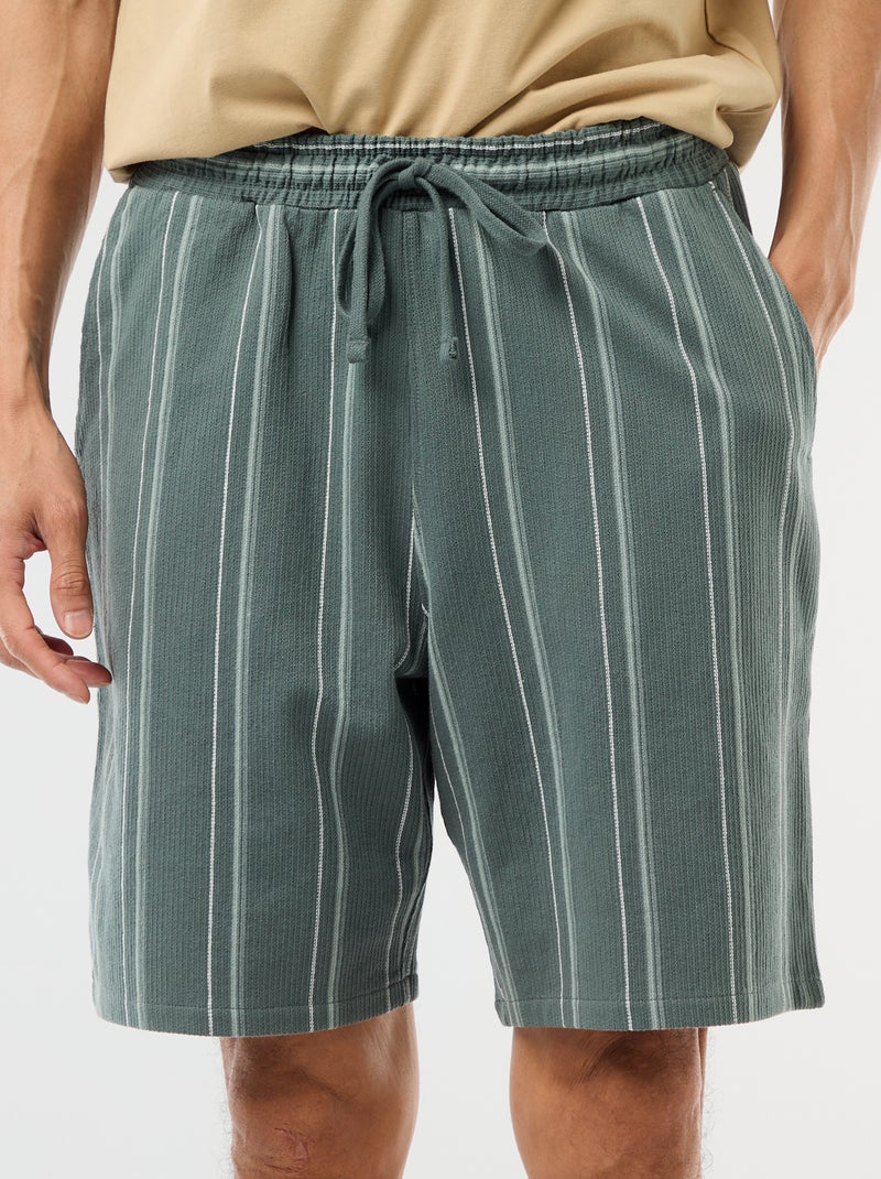 Bermuda in French Terry Blu - Kiabi