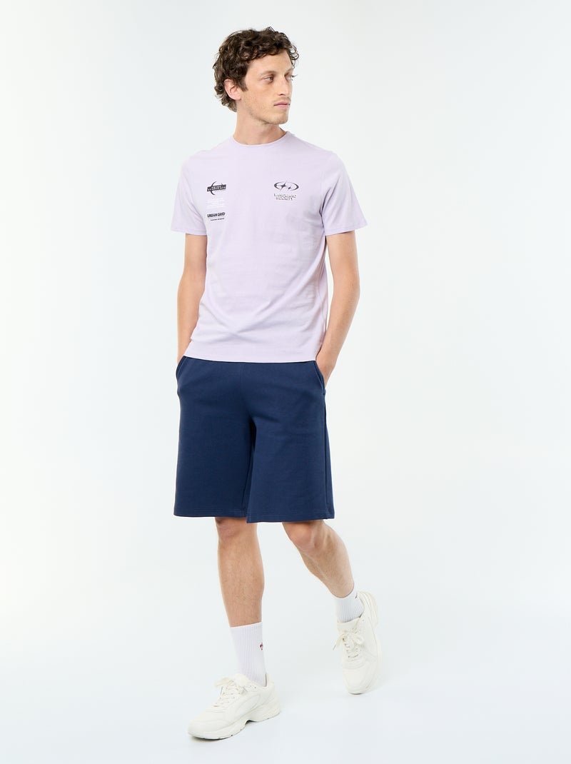 Bermuda in French Terry Blu - Kiabi