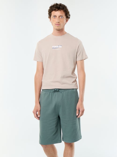 Bermuda in French Terry - Kiabi