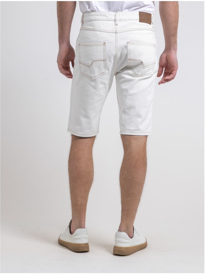 Bermuda in jeans BELKARA Bianco - Kiabi