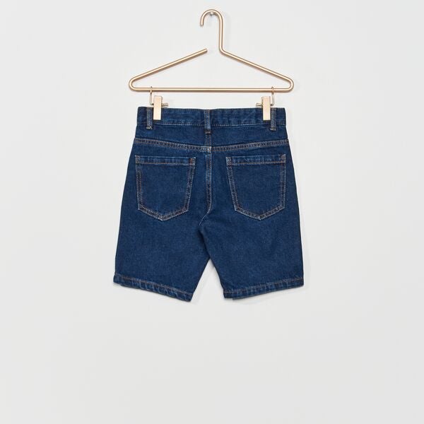 Bermuda in jeans Bambina 3-12 anni - BLU - Kiabi - 13,00€