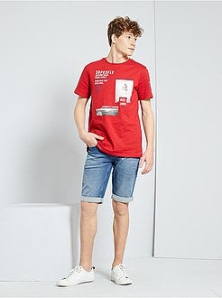 Ragazzo 10-18 anni - Bermuda in jeans - Kiabi