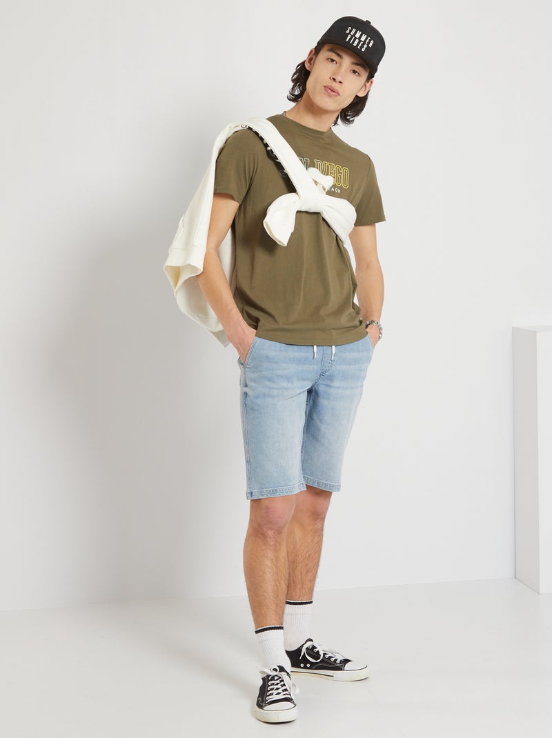 Bermuda in jeans blu - Kiabi