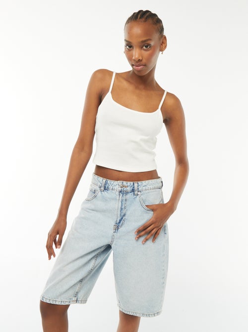 Bermuda in jeans con 5 tasche - Kiabi