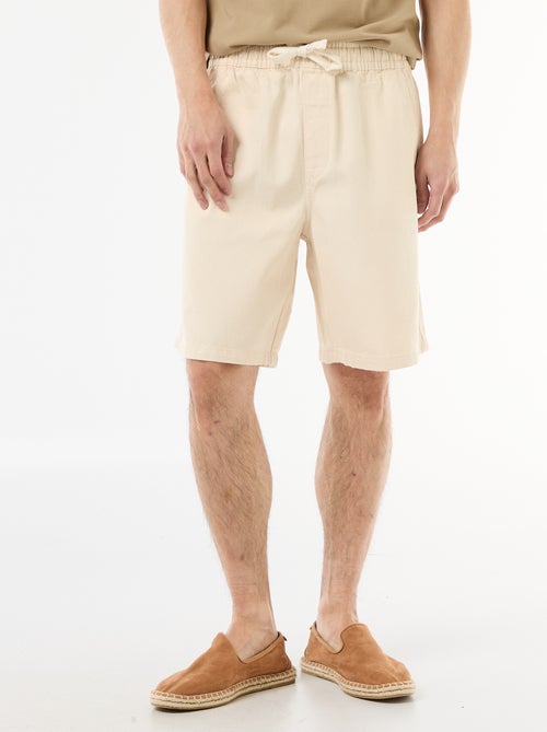 Bermuda in jeans con elastico in vita - Kiabi