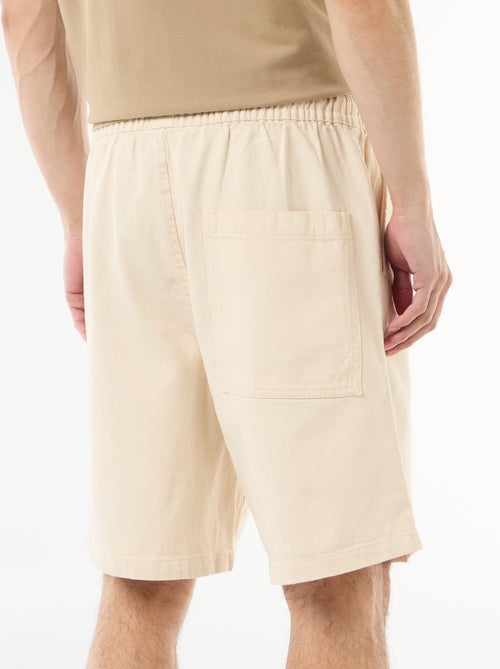 Bermuda in jeans con elastico in vita - Kiabi