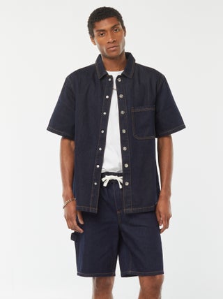Bermuda in jeans con tasche