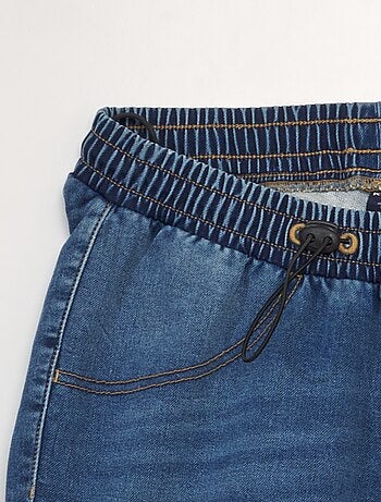 Bermuda in jeans con vita elasticizzata - So Easy