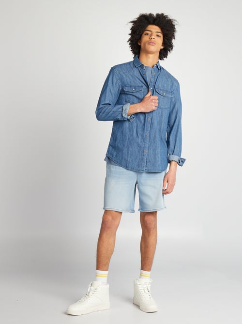 Bermuda in jeans con vita elasticizzata - Kiabi