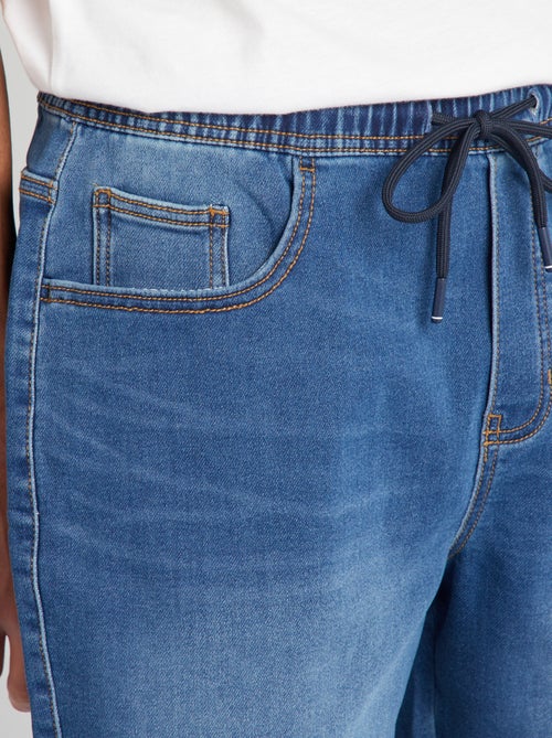 Bermuda in jeans con vita elasticizzata - Kiabi