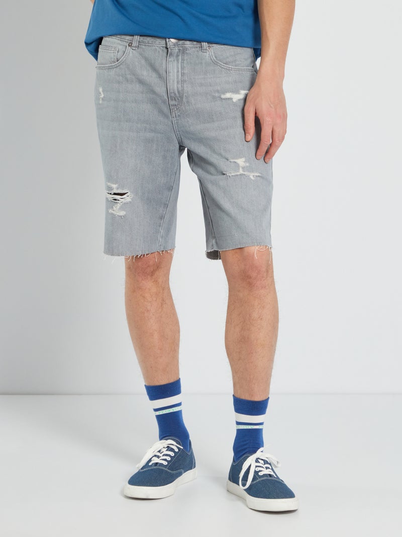 Bermuda in jeans GRIGIO - Kiabi