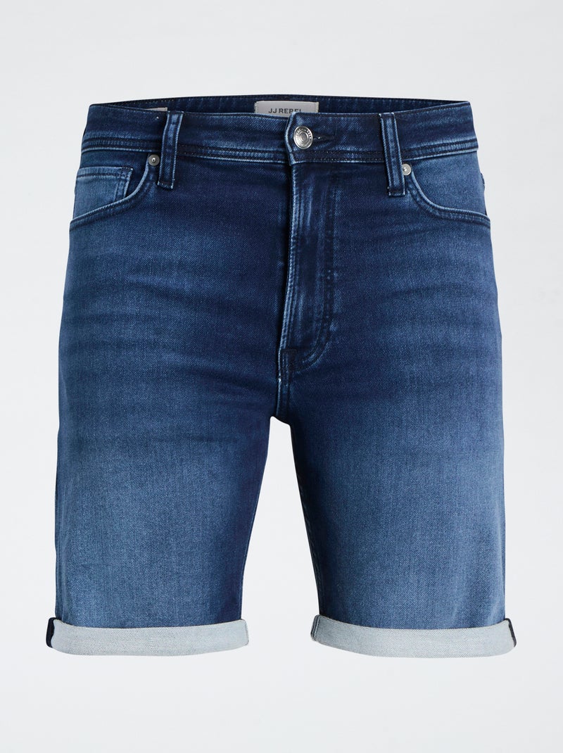 Bermuda in jeans stretch 'JJ Rebel' BLU - Kiabi
