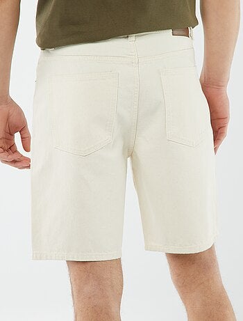 Bermuda in jeans taglio pinocchietto