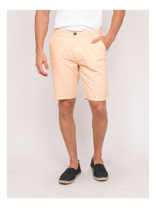 Bermuda in lino BAYPLUM - Kiabi