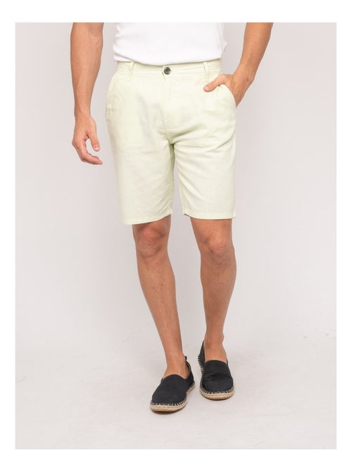 Bermuda in lino BAYPLUM - Kiabi