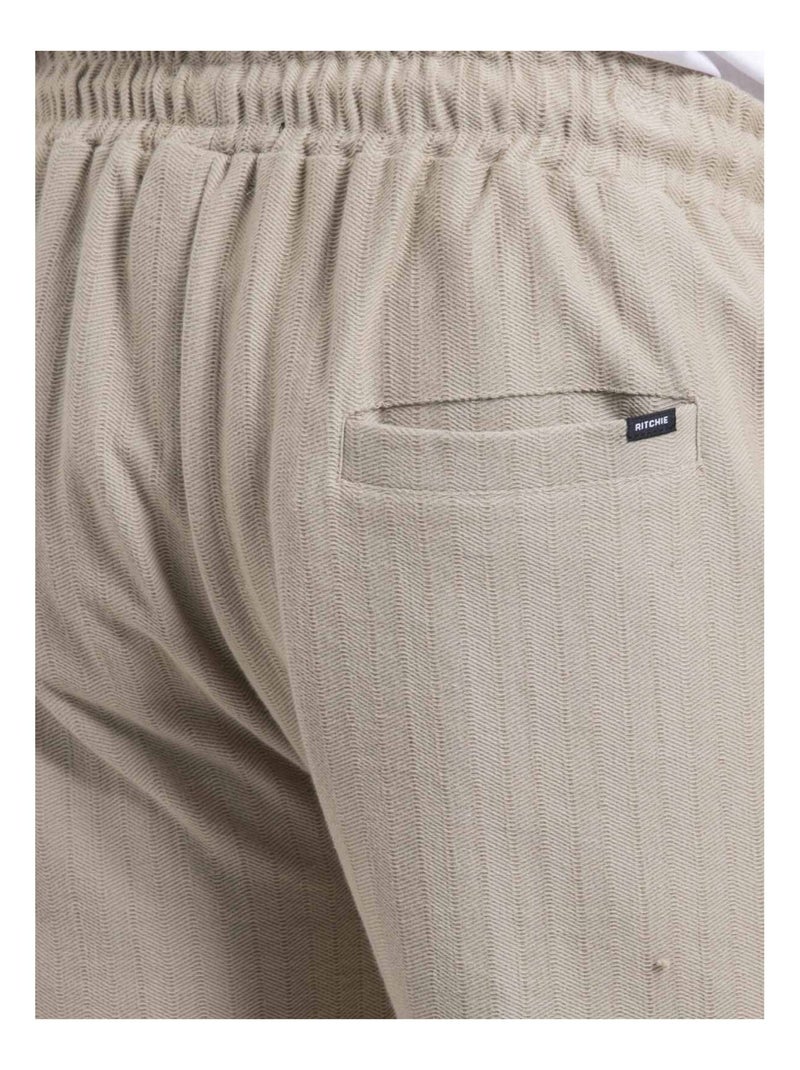 Bermuda in maglia BOPARIS Beige - Kiabi