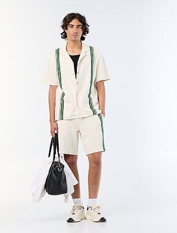 Bermuda in maglia pesante