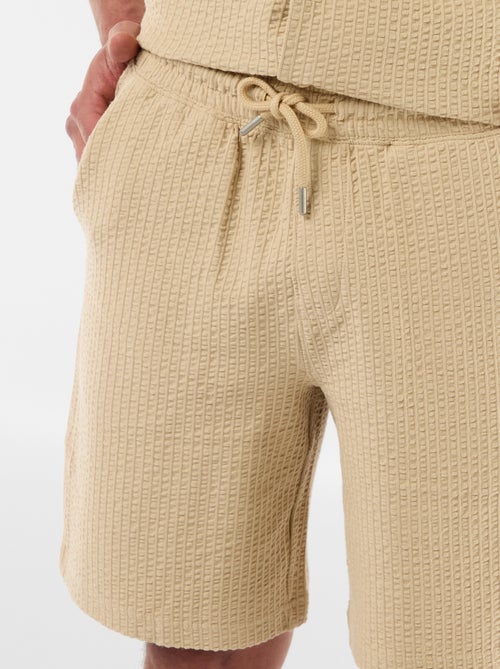 Bermuda in maglia pesante tinta unita - Kiabi