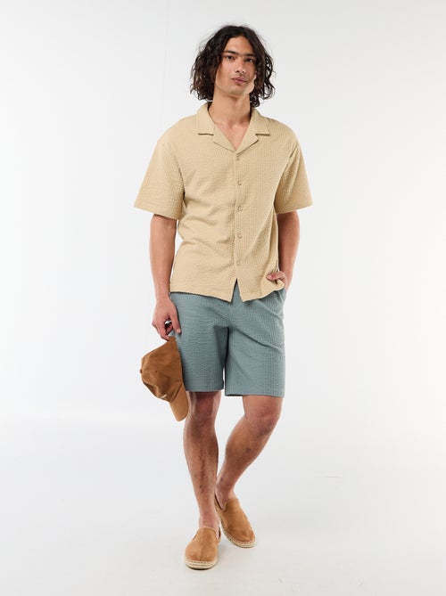 Bermuda in maglia pesante tinta unita - Kiabi