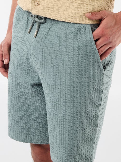 Bermuda in maglia pesante tinta unita - Kiabi