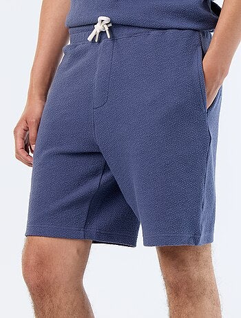 Bermuda in maglia pesante tinta unita