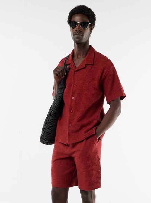 Bermuda in maglia pesante tinta unita - Kiabi