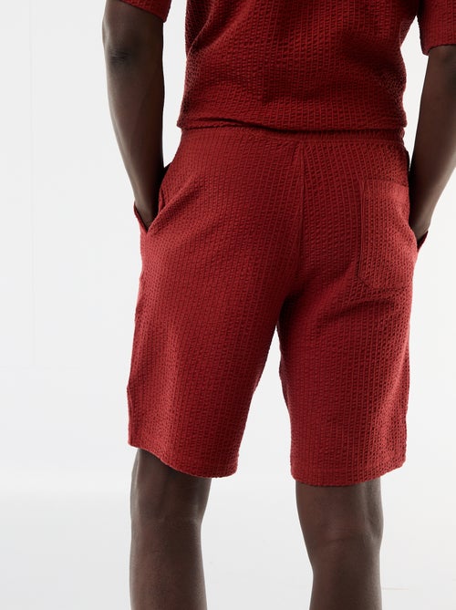Bermuda in maglia pesante tinta unita - Kiabi